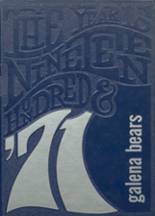 1971 Galena High School Yearbook from Galena, Missouri cover image