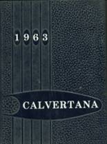 Calvert High School 1963 yearbook cover photo