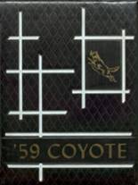 Shelby High School 1959 yearbook cover photo