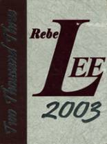 Lee High School 2003 yearbook cover photo