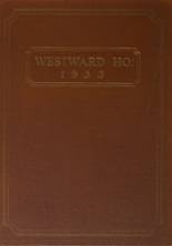 Western High School 407 1933 yearbook cover photo