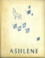 Ashley High School 1965 yearbook cover photo