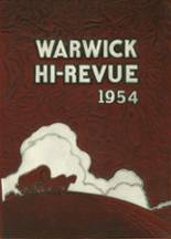 Warwick High School 1954 yearbook cover photo