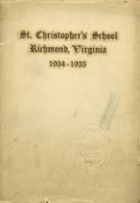 St. Christopher's High School 1935 yearbook cover photo