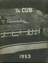 University Laboratory School 1953 yearbook cover photo