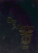 1981 Allen Academy Yearbook from Bryan, Texas cover image