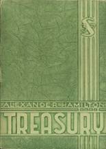 1937 Alexander Hamilton High School Yearbook from Los angeles, California cover image