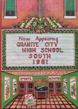 Granite City High School 1981 yearbook cover photo