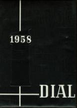 Carbondale Community High School 1958 yearbook cover photo