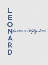 Leonard School for Girls 1952 yearbook cover photo