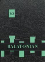 Balaton High School 1965 yearbook cover photo