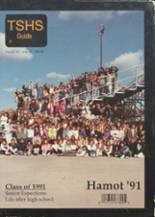 Tomah High School 1991 yearbook cover photo