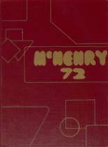 McHenry Community High School 1972 yearbook cover photo