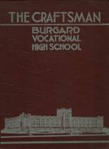 Burgard Vocational School 301 1932 yearbook cover photo