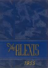 Alexis I. DuPont High School 1955 yearbook cover photo