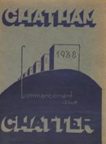 Chatham High School 1938 yearbook cover photo