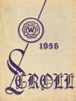 Washington High School 1956 yearbook cover photo