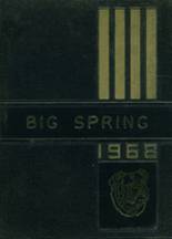 Big Spring High School 1968 yearbook cover photo