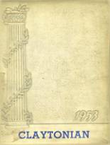 Clay City Community High School 1953 yearbook cover photo