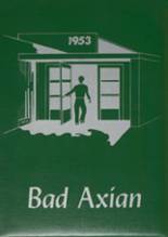 Bad Axe High School 1953 yearbook cover photo