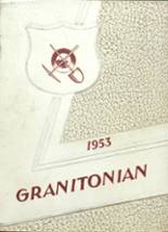 1953 Granite High School Yearbook from Philipsburg, Montana cover image