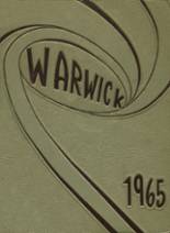 Warwick High School 1965 yearbook cover photo
