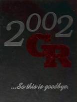 Glen Ridge High School 2002 yearbook cover photo