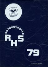 Rutherford High School 1979 yearbook cover photo