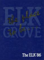 Elk Grove High School 1986 yearbook cover photo