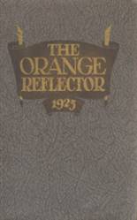 Orange High School 1925 yearbook cover photo