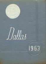 Dallas High School 1963 yearbook cover photo