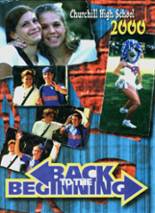 Churchill High School 2000 yearbook cover photo