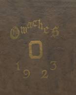 Ontario High School 1923 yearbook cover photo