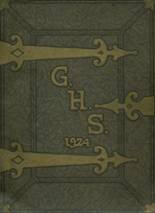 Galesburg High School 1924 yearbook cover photo