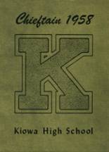 Kiowa High School 1958 yearbook cover photo