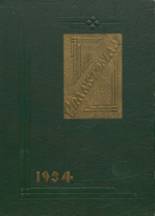 Cranston High School East 1934 yearbook cover photo