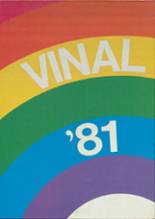 1981 Vinal Regional Vocational Technical High School Yearbook from Middletown, Connecticut cover image