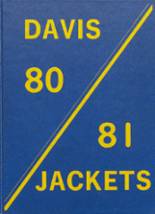 Davis High School 1981 yearbook cover photo