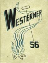 West High School 1956 yearbook cover photo