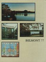 Belmont High School 1977 yearbook cover photo