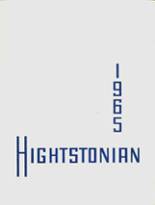 Hightstown High School 1965 yearbook cover photo