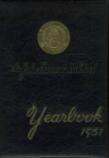 John Burroughs High School 1951 yearbook cover photo