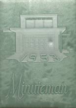 Washington-Clay High School 1953 yearbook cover photo