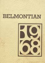 Belmont High School 1968 yearbook cover photo