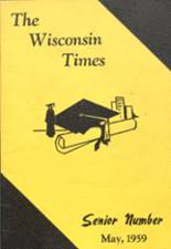Wisconsin School for the Deaf High School 1959 yearbook cover photo
