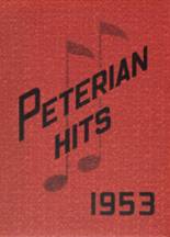 St. Peter High School 1953 yearbook cover photo