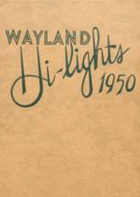 Wayland High School 1950 yearbook cover photo