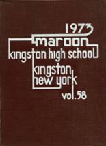 Kingston High School 1973 yearbook cover photo