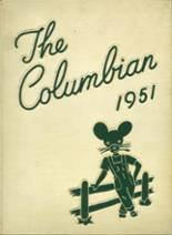 Columbia City High School 1951 yearbook cover photo