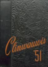 Clintonville High School 1951 yearbook cover photo